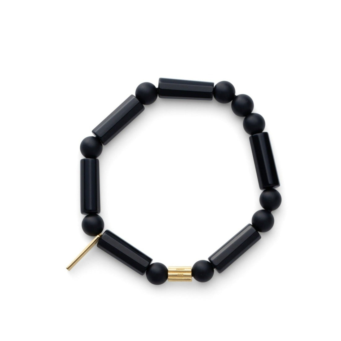 K18 Bracelet Onyx ブレスレット オニキス イエローゴールド 天然石