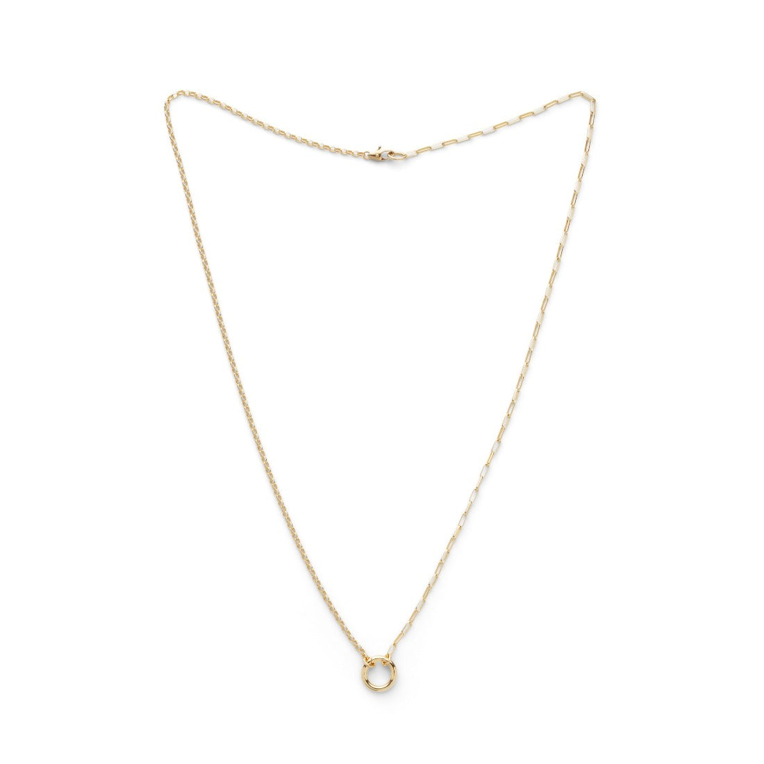 18K イエローゴールド Necklace ネックレス Circle 55cm