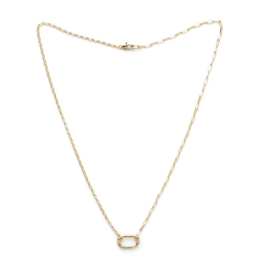 K18 イエローゴールド Necklace Oval ネックレス オーバル