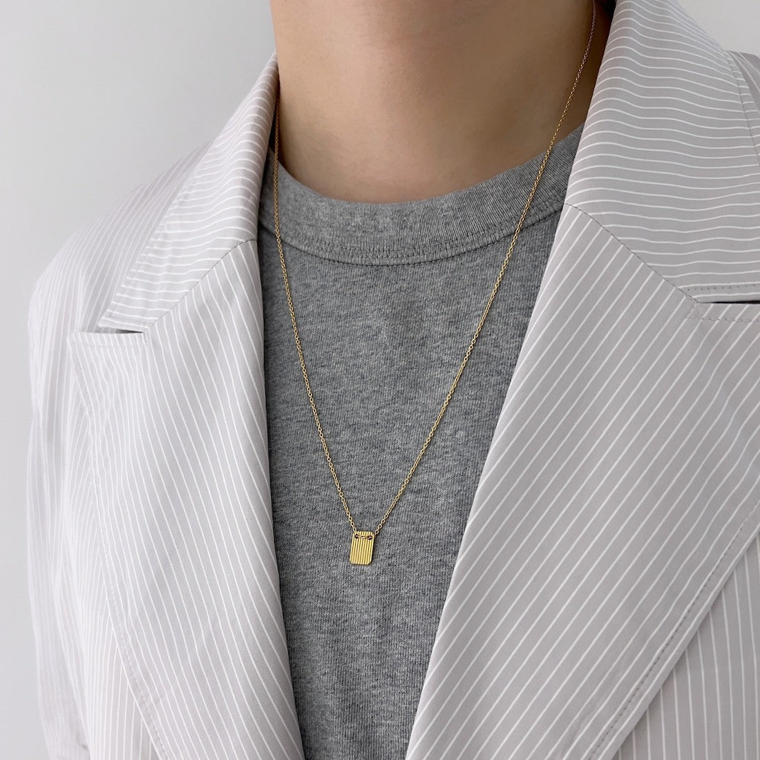 18K Necklace Double Top ネックレス ダブルトップ