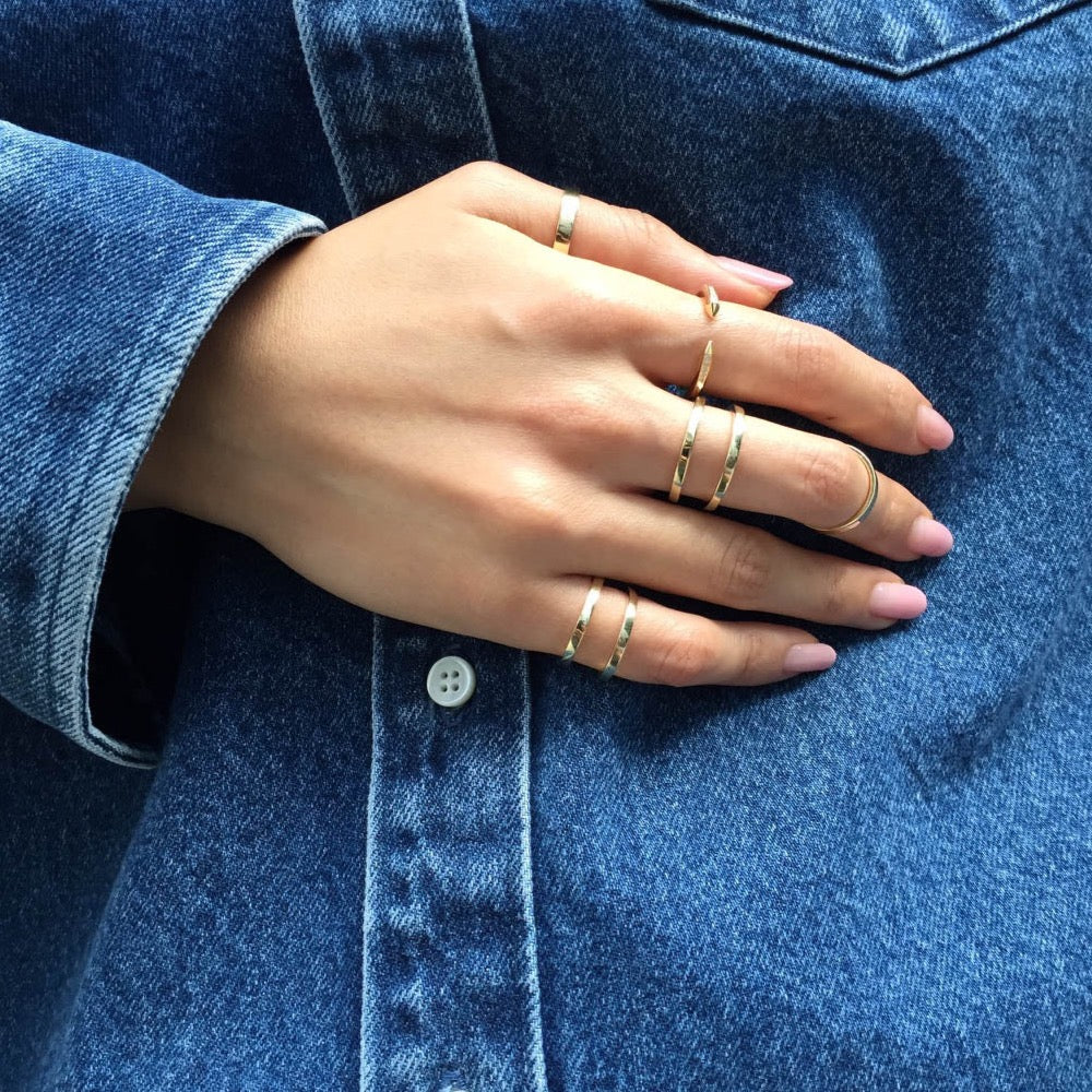 K10 Ring リング イエローゴールド コーディネート