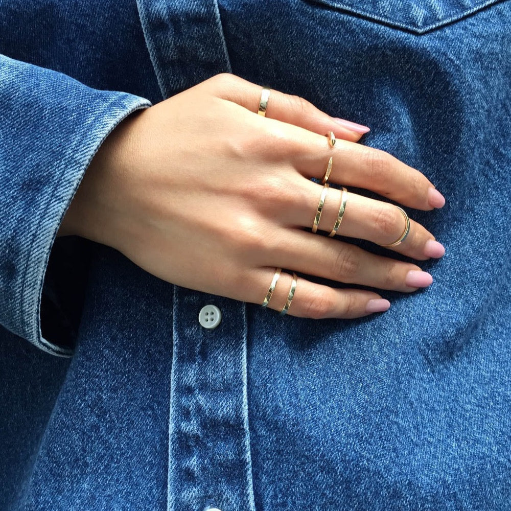 K10 Ring リング イエローゴールド コーディネート