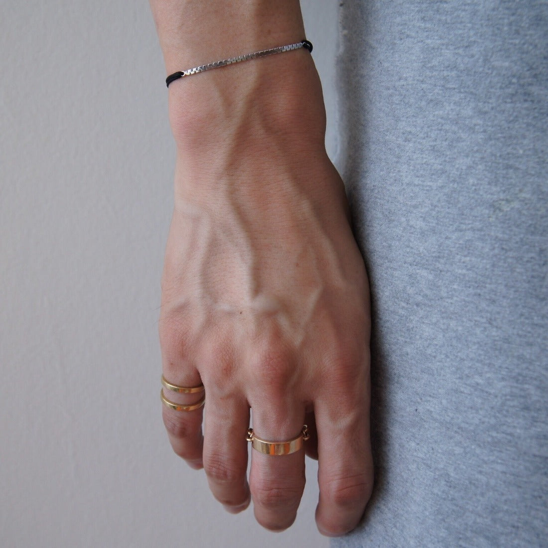 10K Ring リング イエローゴールド コーディネート