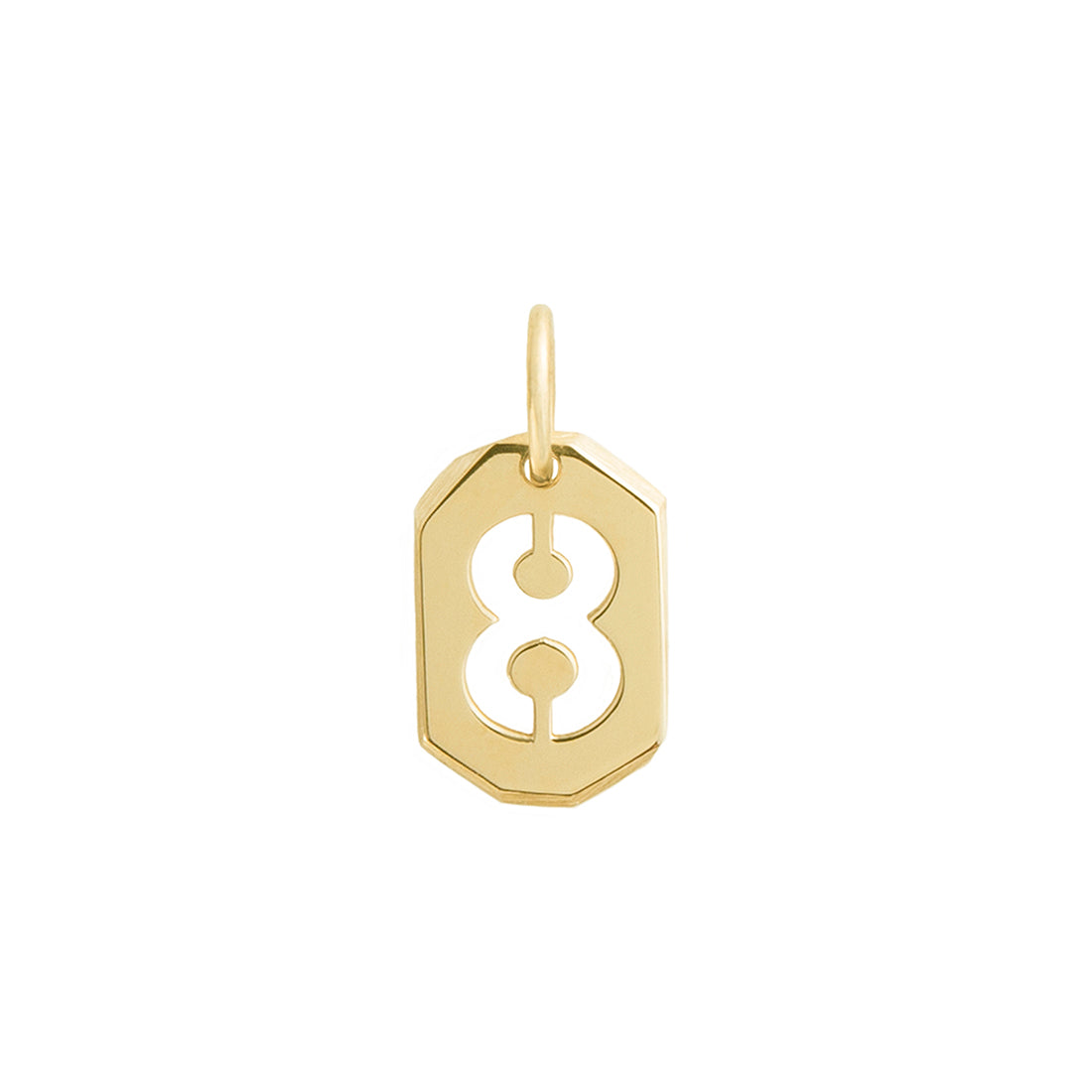 18K イエローゴールド Number Charm チャーム