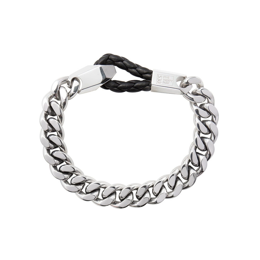 Silver シルバー925 Bracelet ブレスレットCow Leather 牛革