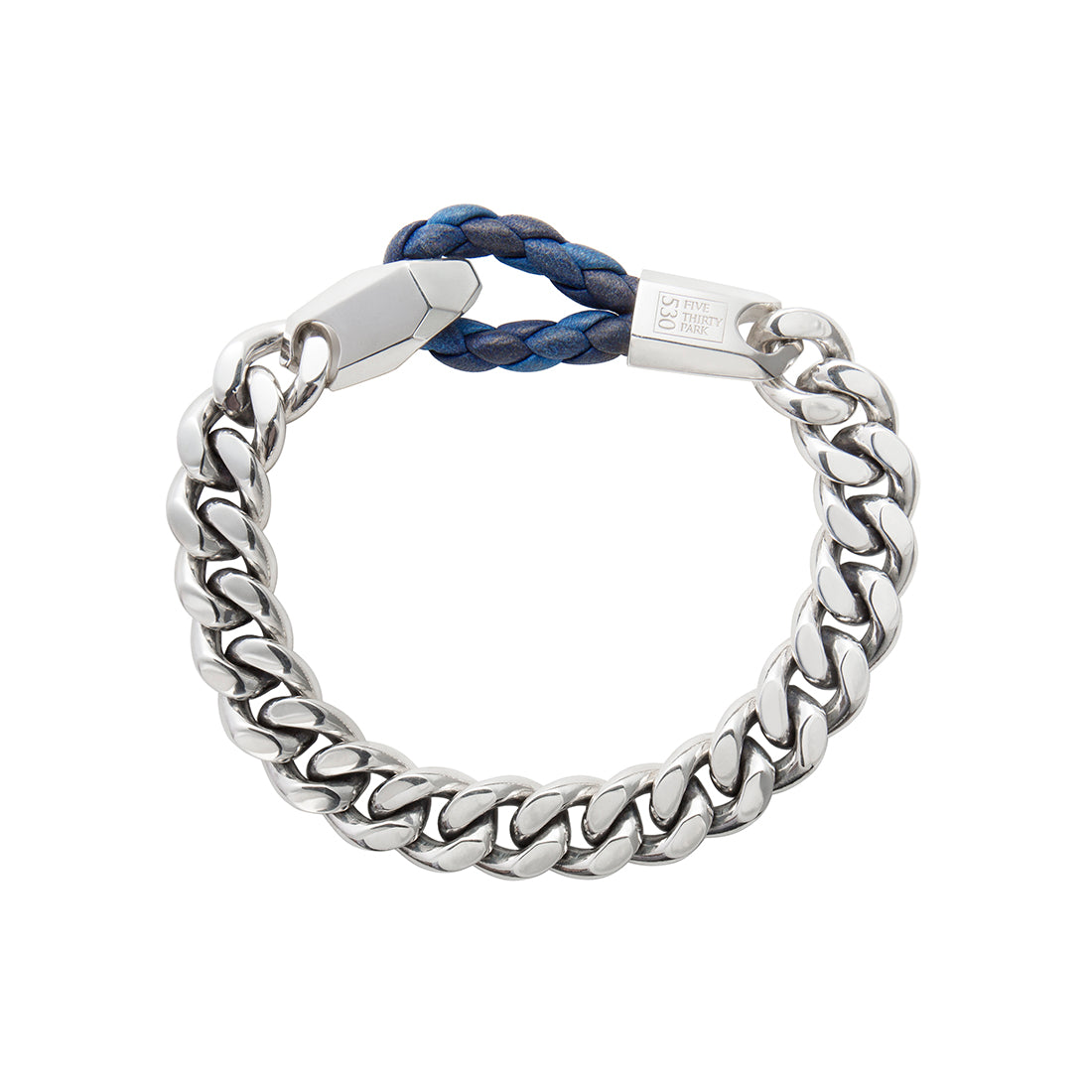 Silver シルバー925 Bracelet ブレスレットCow Leather 牛革