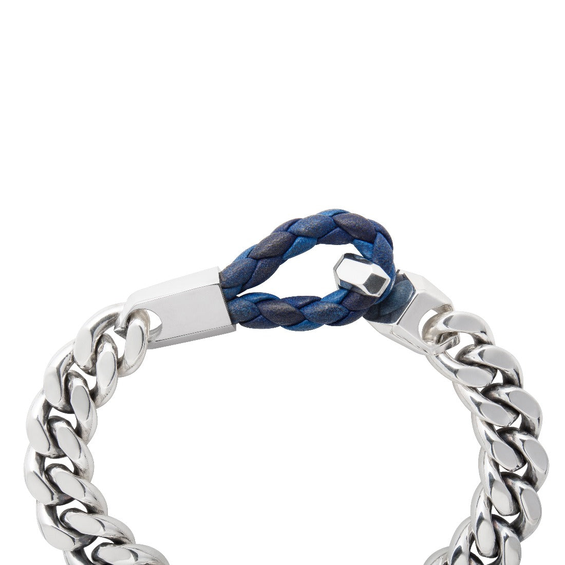 Silver シルバー925 Bracelet ブレスレットCow Leather 牛革
