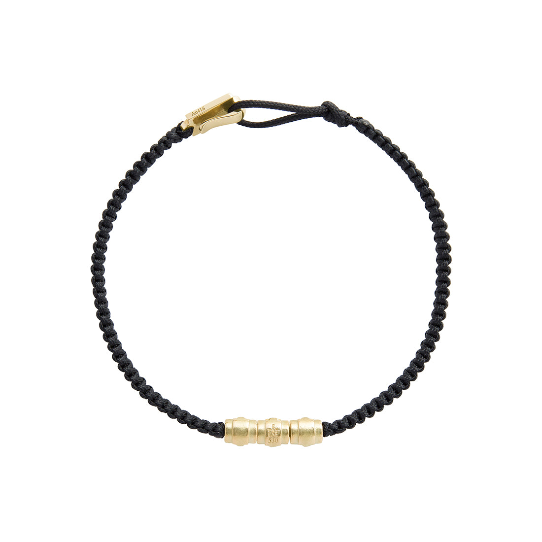 10K コードブレスレット Three Block