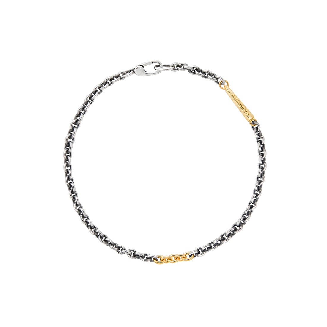 silver925 シルバー925 K18 Anchor Chain コンビネーションカラー Bracelet ブレスレット