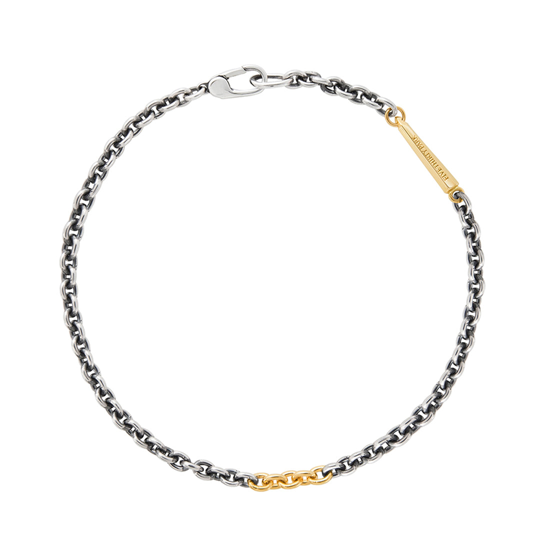 silver925 シルバー925 K18 Anchor Chain Anklet アンクレット コンビネーションカラー
