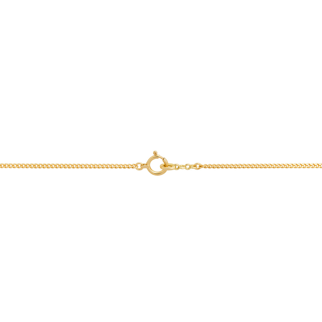 18K イエローゴールド クリスタルチャームネックレス Necklace