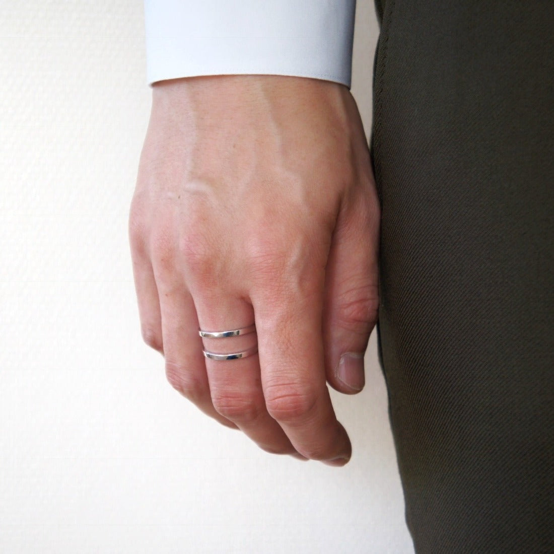 K10 Ring リング ホワイトゴールド 着用