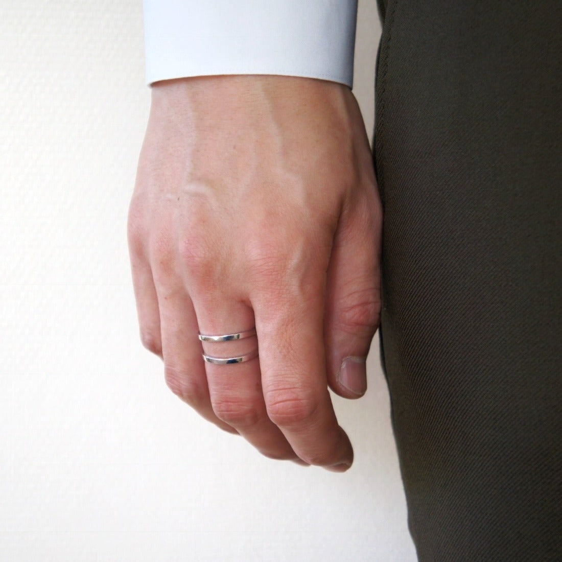 K10 Ring リング ホワイトゴールド 着用