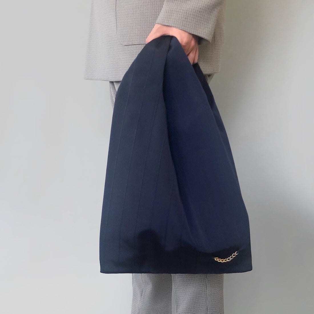 Large Shopper ショッパーバック ラージ ネイビー