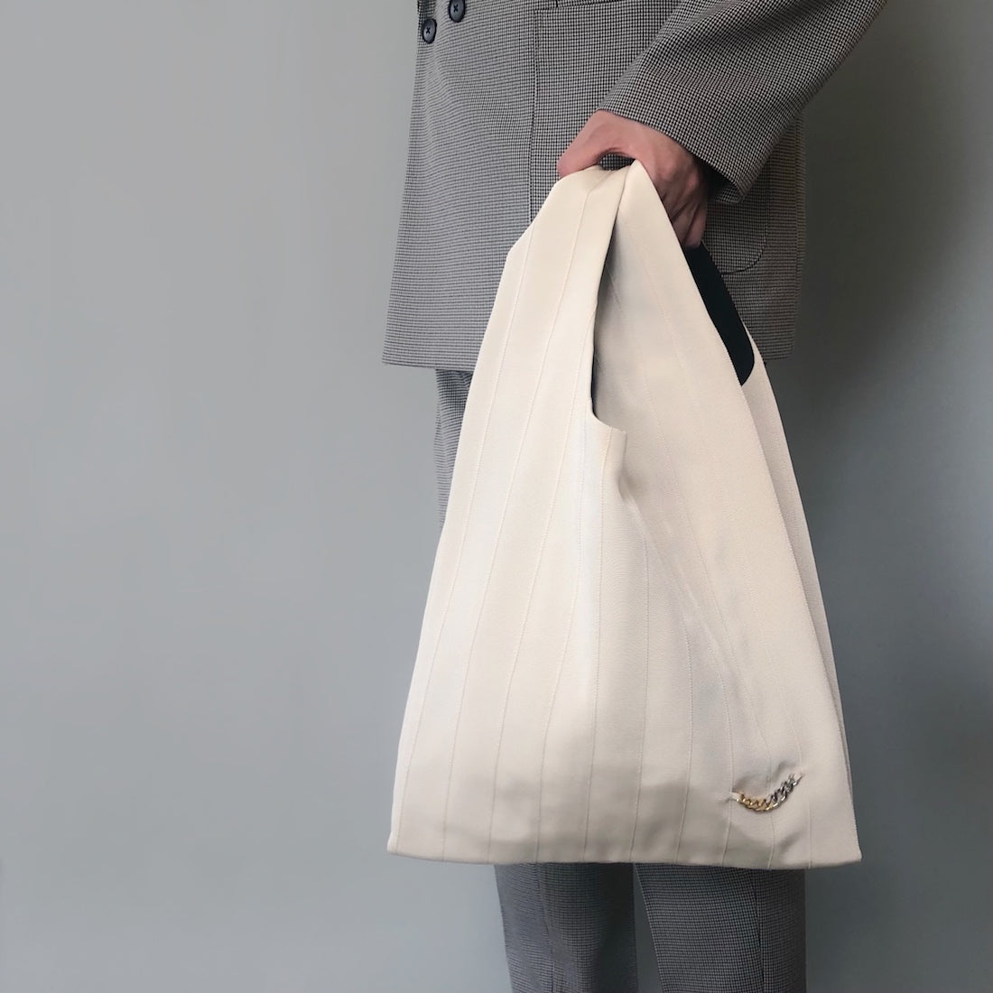 アイボリー ショッパーバック Shopper bag