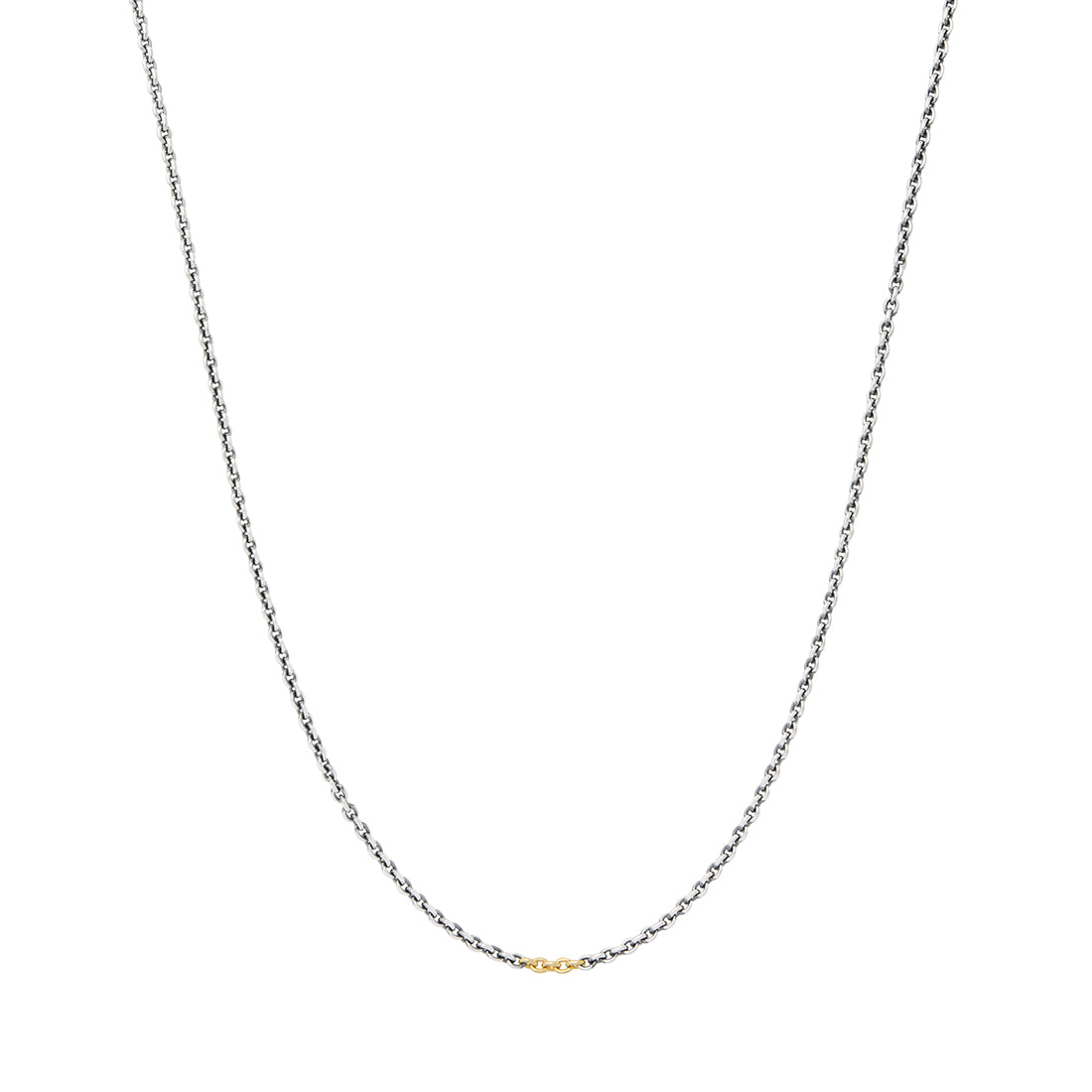 silver925 シルバー925 K18 Anchor Chain コンビネーションカラー Necklace ネックレス