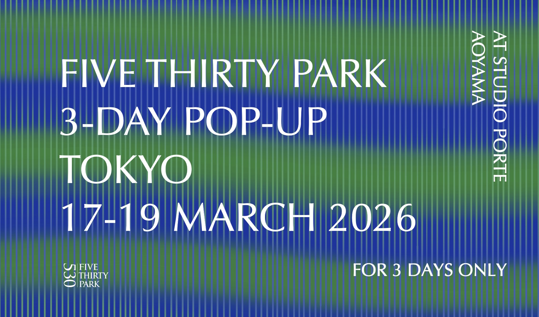 3-DAY POP-UP開催のお知らせ