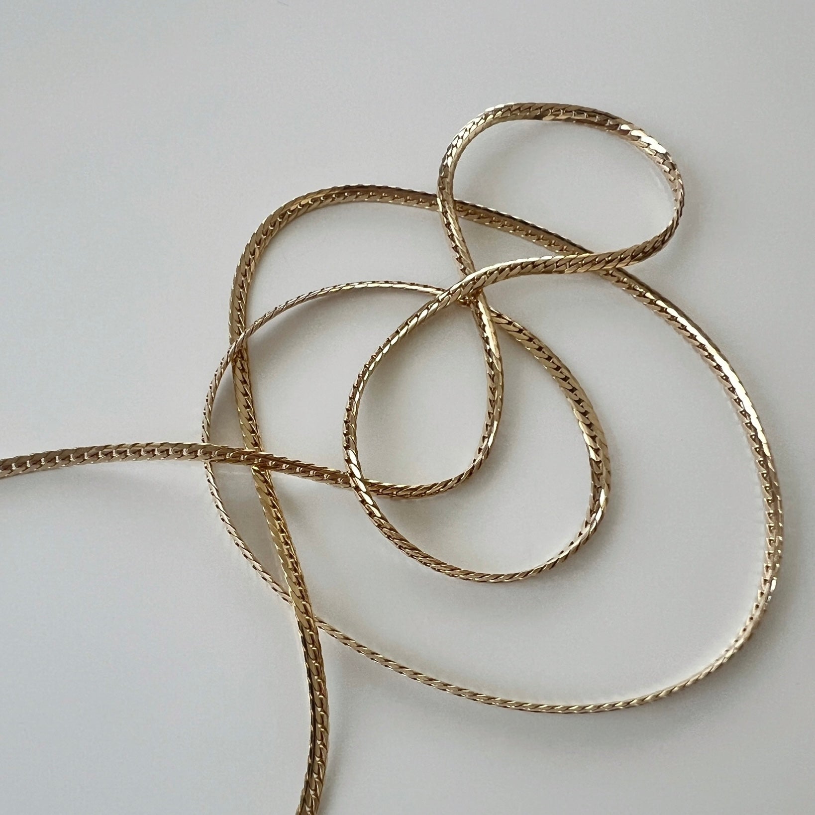 Herringbone Chain Necklece