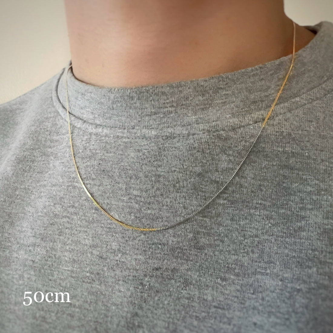 Fine Classic Cut Gold&Platinum Necklace