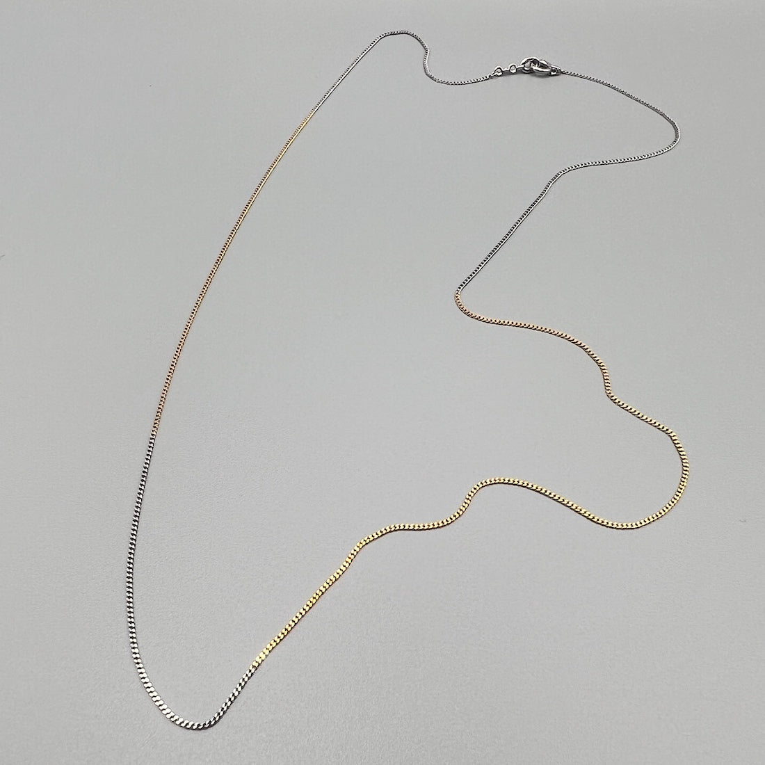 Fine Classic Cut Gold&Platinum Necklace