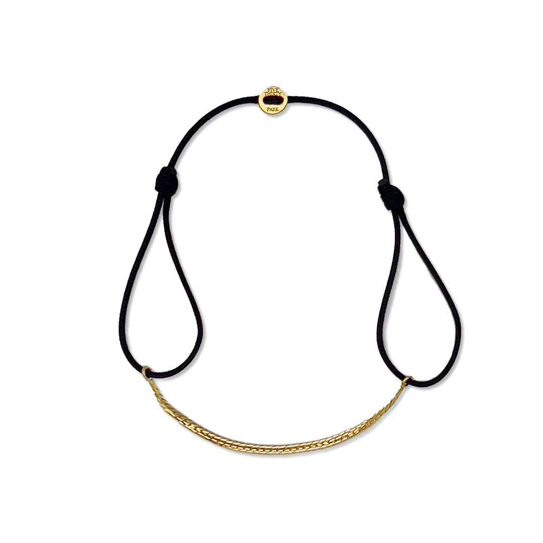 Herringbone Chain Cord Bracelet