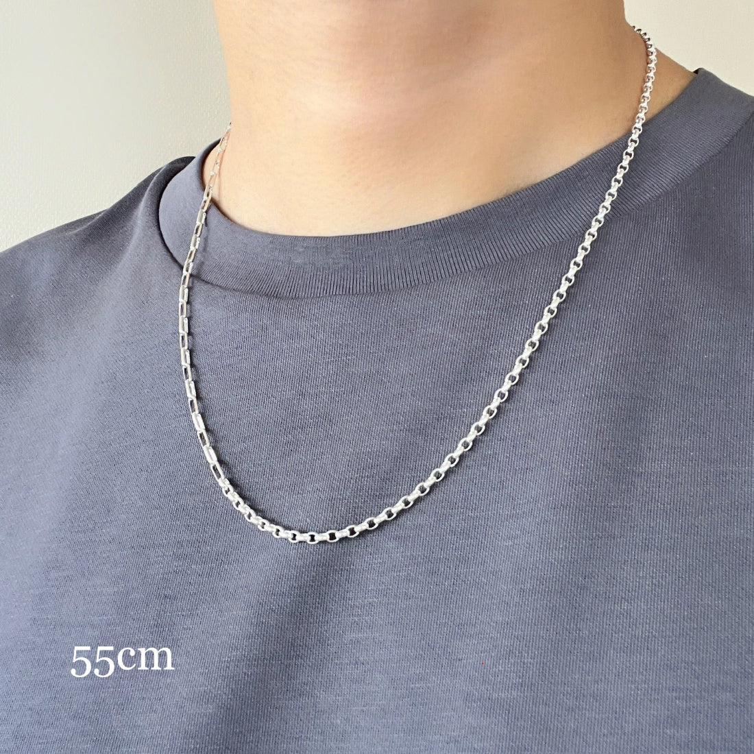 Large Mixed Cable Chain Necklace