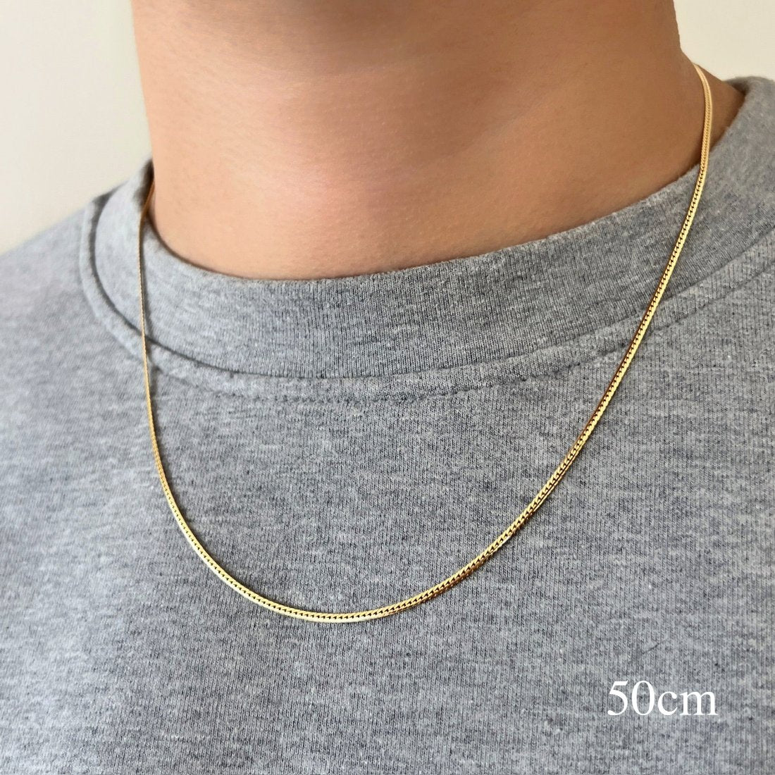 Herringbone Chain Necklece