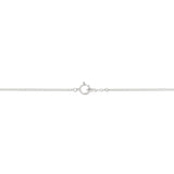 18K　ホワイトゴールド　クリスタルチャームネックレス　Necklace