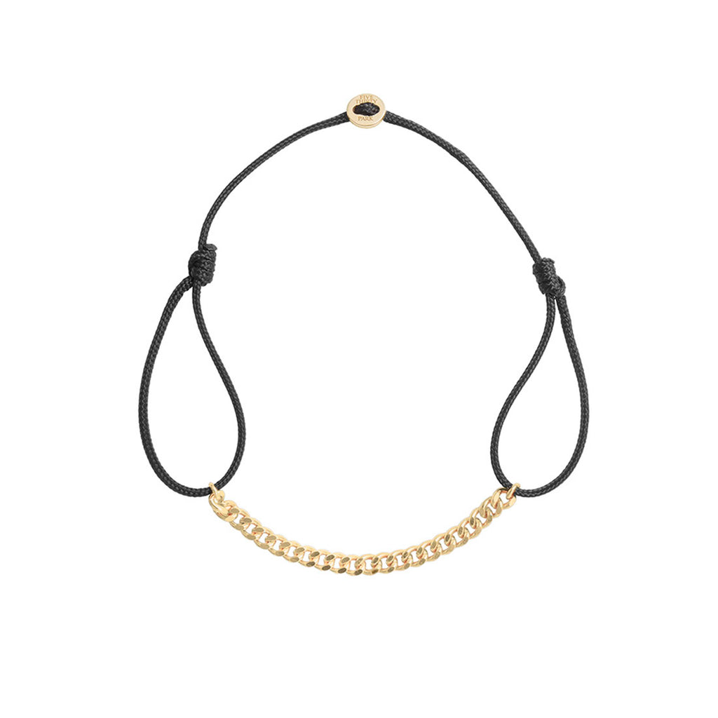 Curb Chain Cord Bracelet