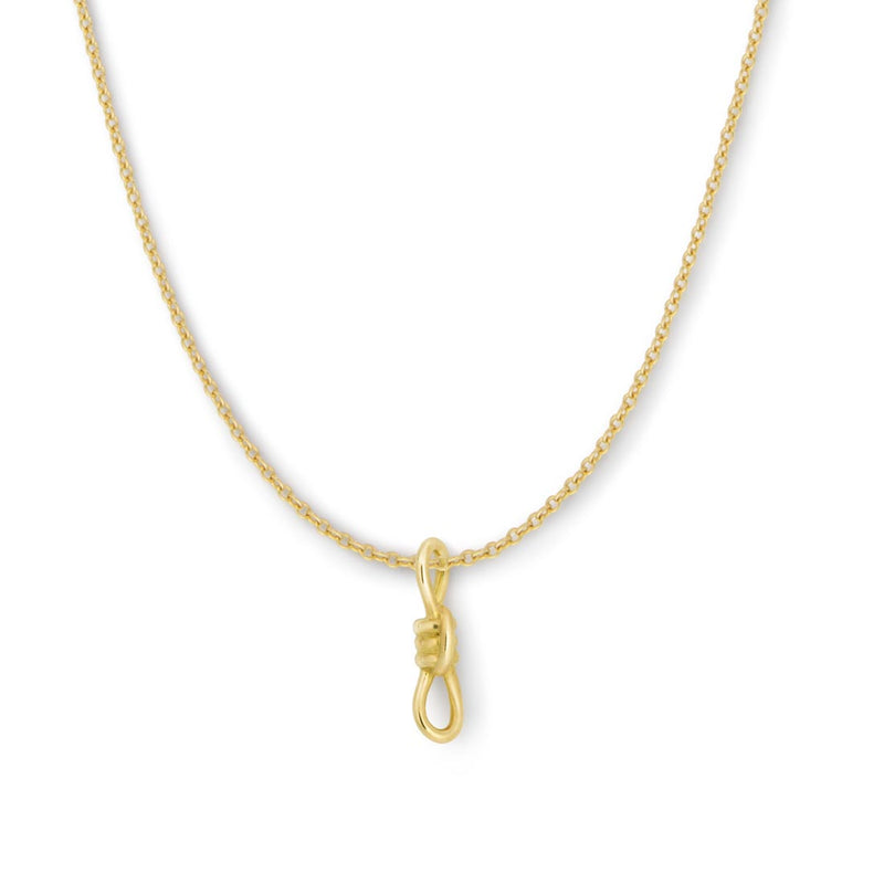 18K　Necklace　ネックレス　Knot　ノット　イエローゴールド