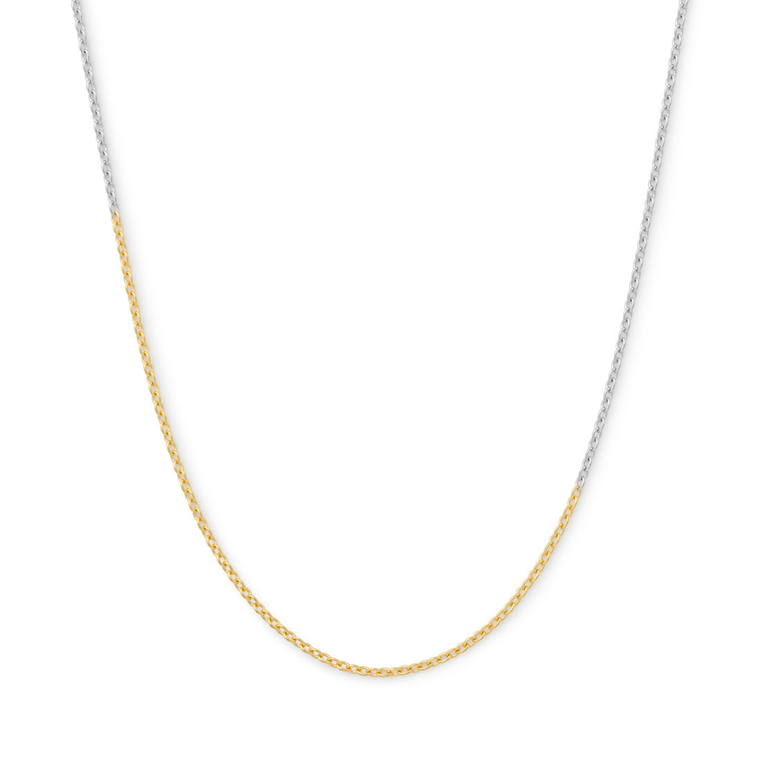 18K　Oval Chain　オーバルチェーン　Combination　コンビネーション　Necklace　ネックレス