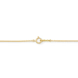 18K　イエローゴールド　ネックレス　Necklace　Crystal Cross　クリスタルクロス