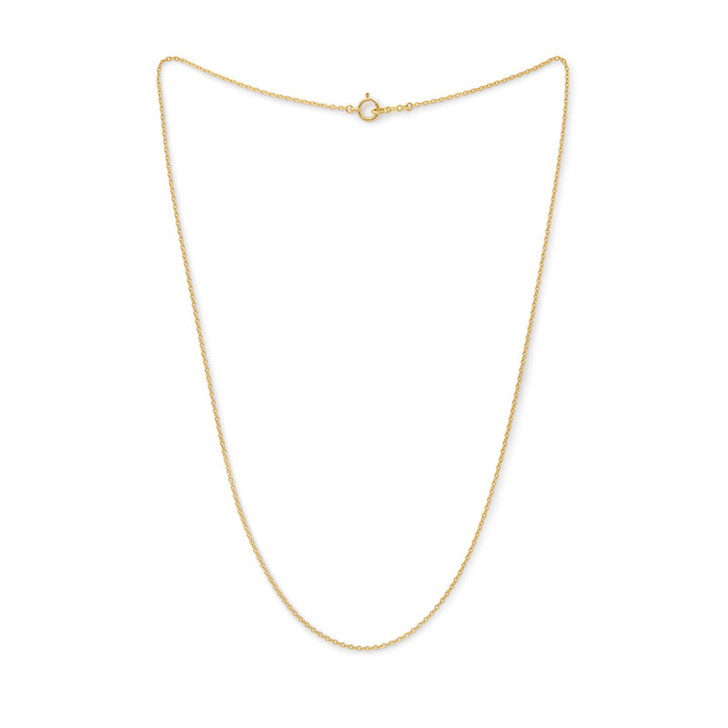 18K　Oval Chain　オーバルチェーン　　Necklace　ネックレス　1.4mm