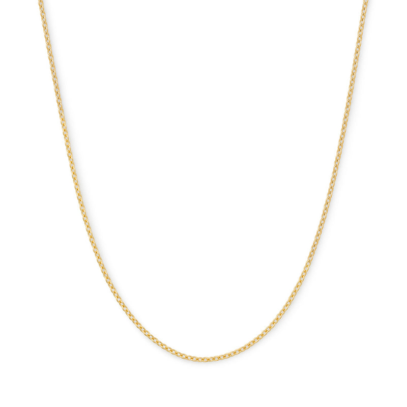 18K　Oval Chain　オーバルチェーン　　Necklace　ネックレス　1.4mm