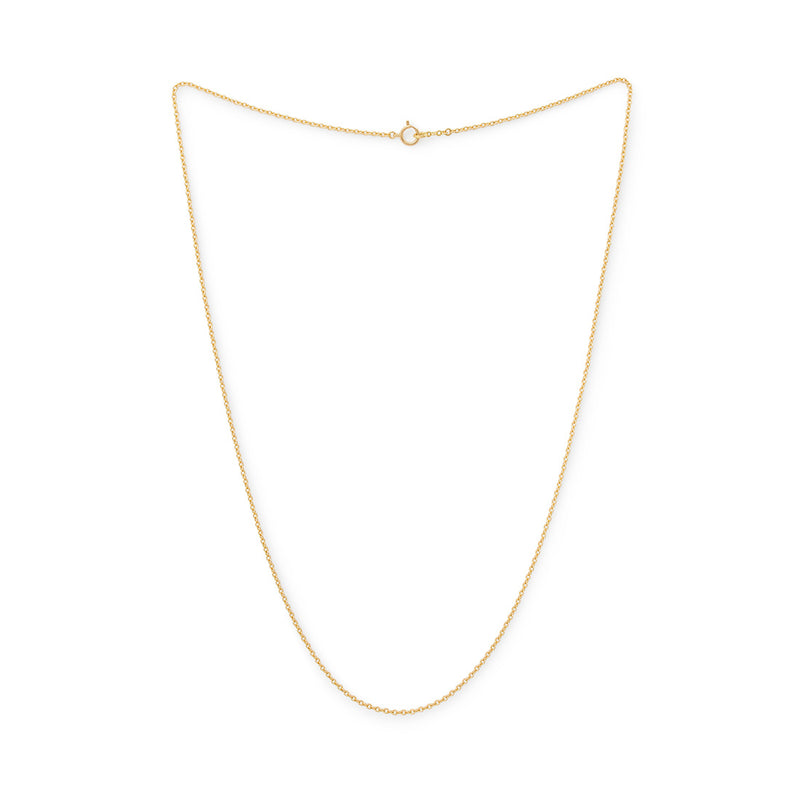 18K　Oval Chain オーバルチェーン　Necklace　ネックレス　1.6mm　イエローゴールド