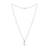 18K　Safety Pin　Necklace　ネックレス　ホワイトゴールド
