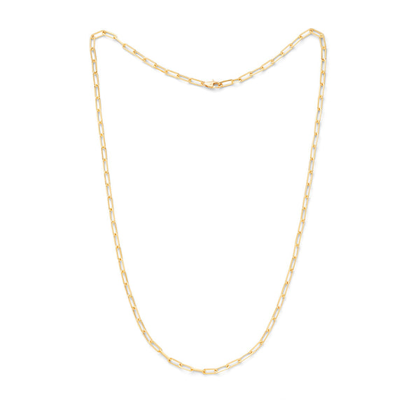 18K　Necklace　ネックレス　Long Link Chain　ロングリンクチェーン　イエローゴールド