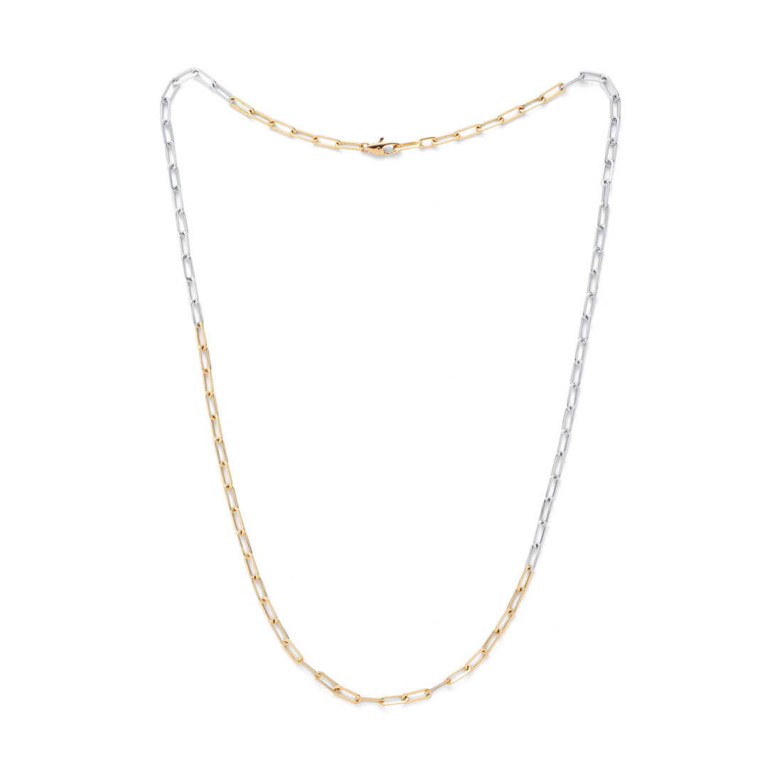 18K　Necklace　ネックレス　Long Link Chain　ロングリンクチェーン　combination　コンビネーション