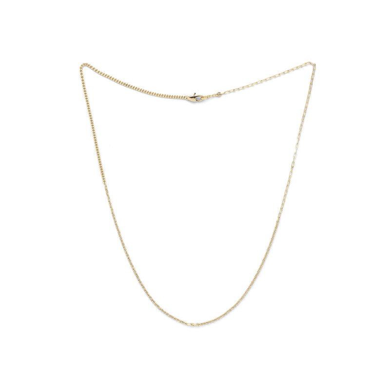 18K　Mixed Chain　Necklace　ネックレス　イエローゴールド