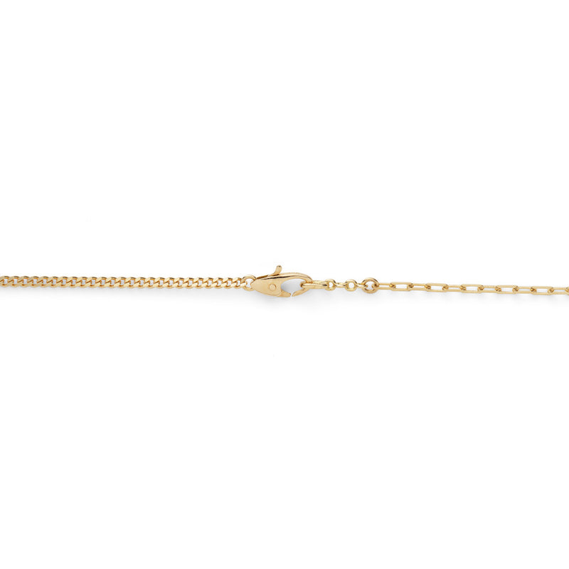 18K　Mixed Chain　Necklace　ネックレス　イエローゴールド