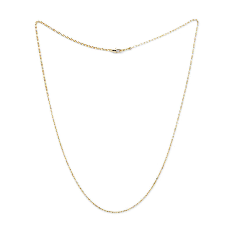 18K　Mixed Chain　Necklace　ネックレス　イエローゴールド