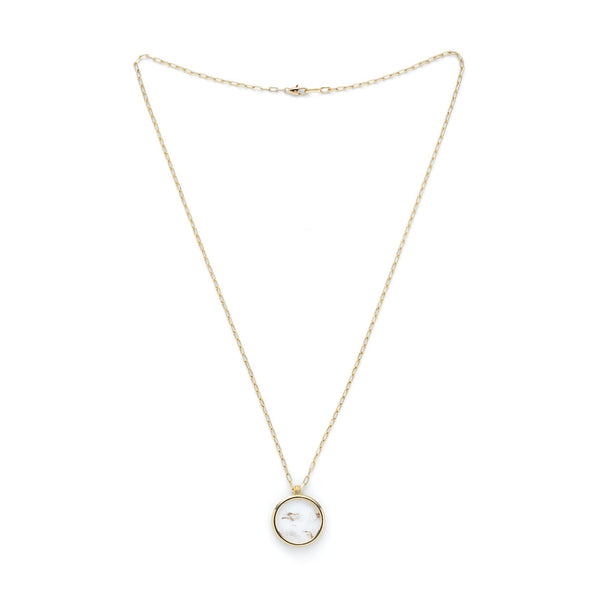 18K　ネックレス　Necklace　ペンダントネックレス　Pendant Necklace　Crystal　クリスタル
