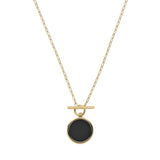18K　ネックレス　Necklace　ペンダントネックレス　Pendant Necklace　オニキス　Onyx