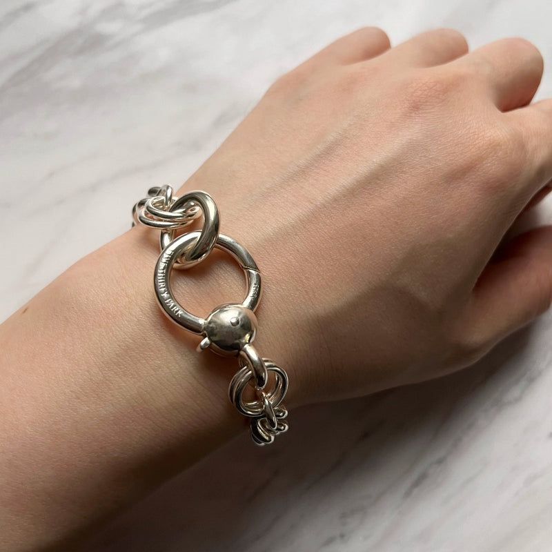 シルバー925　ブレスレット　silver925　Bracelet　着用