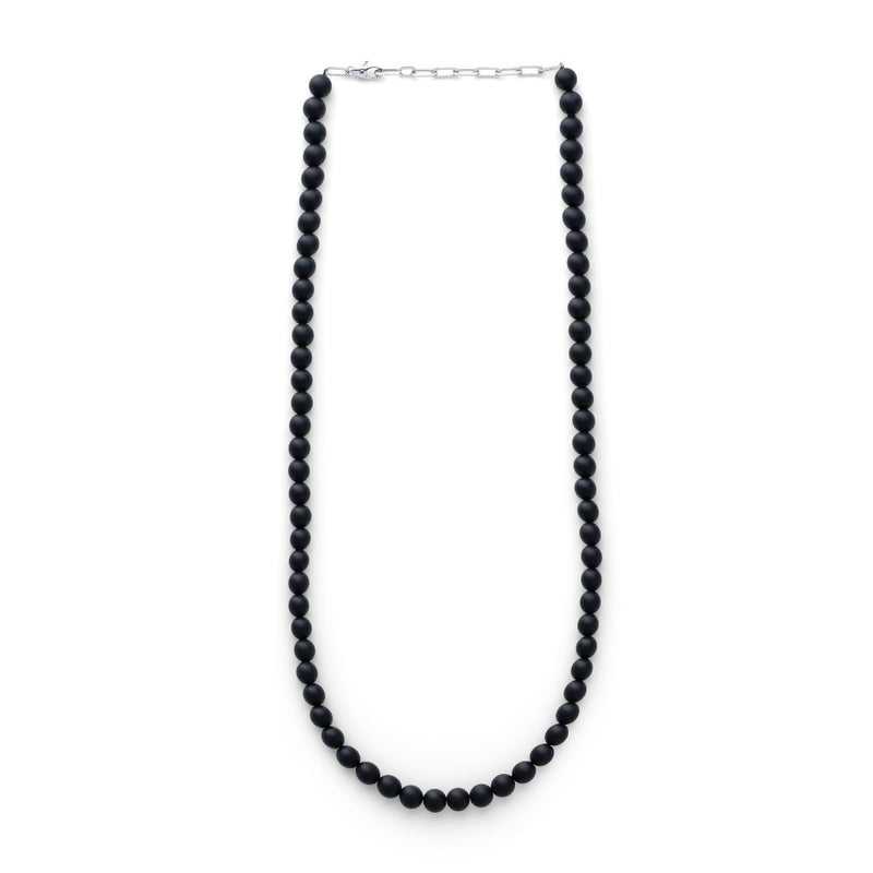 K18　ホワイトゴールド　Necklace　Onyx　ネックレス　オニキス