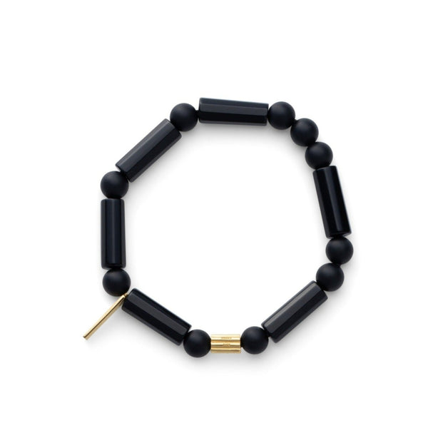 K18　Bracelet　Onyx　ブレスレット　オニキス　イエローゴールド　天然石