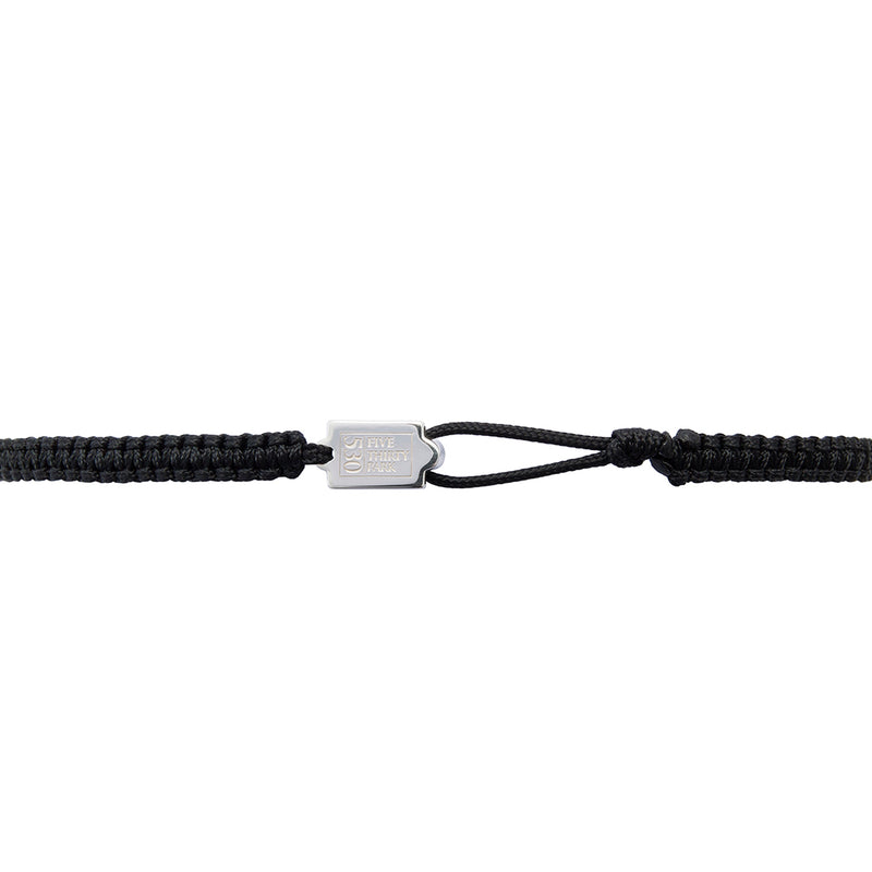 18K　ホワイトゴールド　Cord Bracelet　コードブレスレット　エンドパーツ