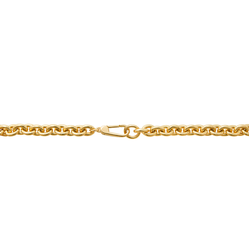 18K　イエローゴールド　ブレスレット　Block Chain　Bracelet　パーツ