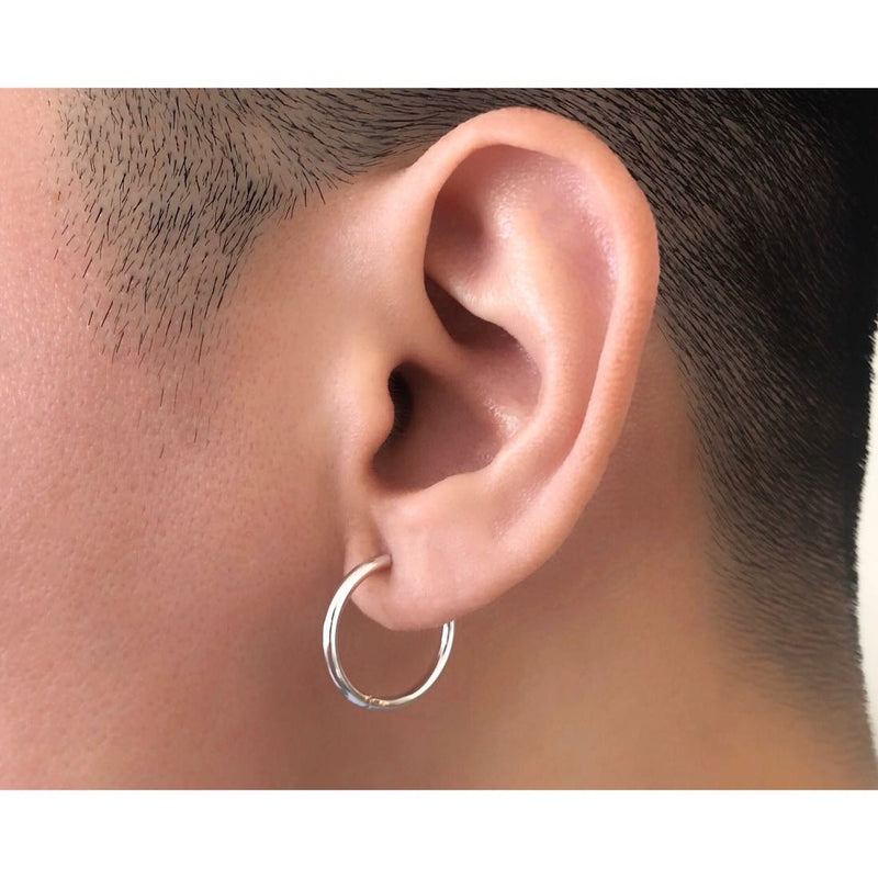 Wire Hoop Earring (M) – FIVE THIRTY PARK
