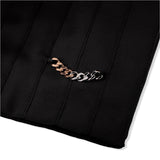 Shopper bag　ショッパーバック　グログランリボン　ミディアムサイズ　BLACK